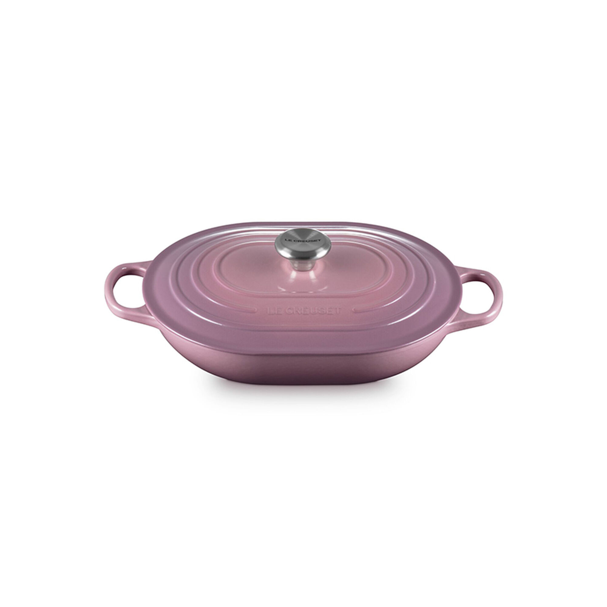 Signature Oval Casserole - Mauve Pink