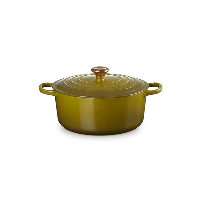 Signature Round Dutch OvenOlive, view 3