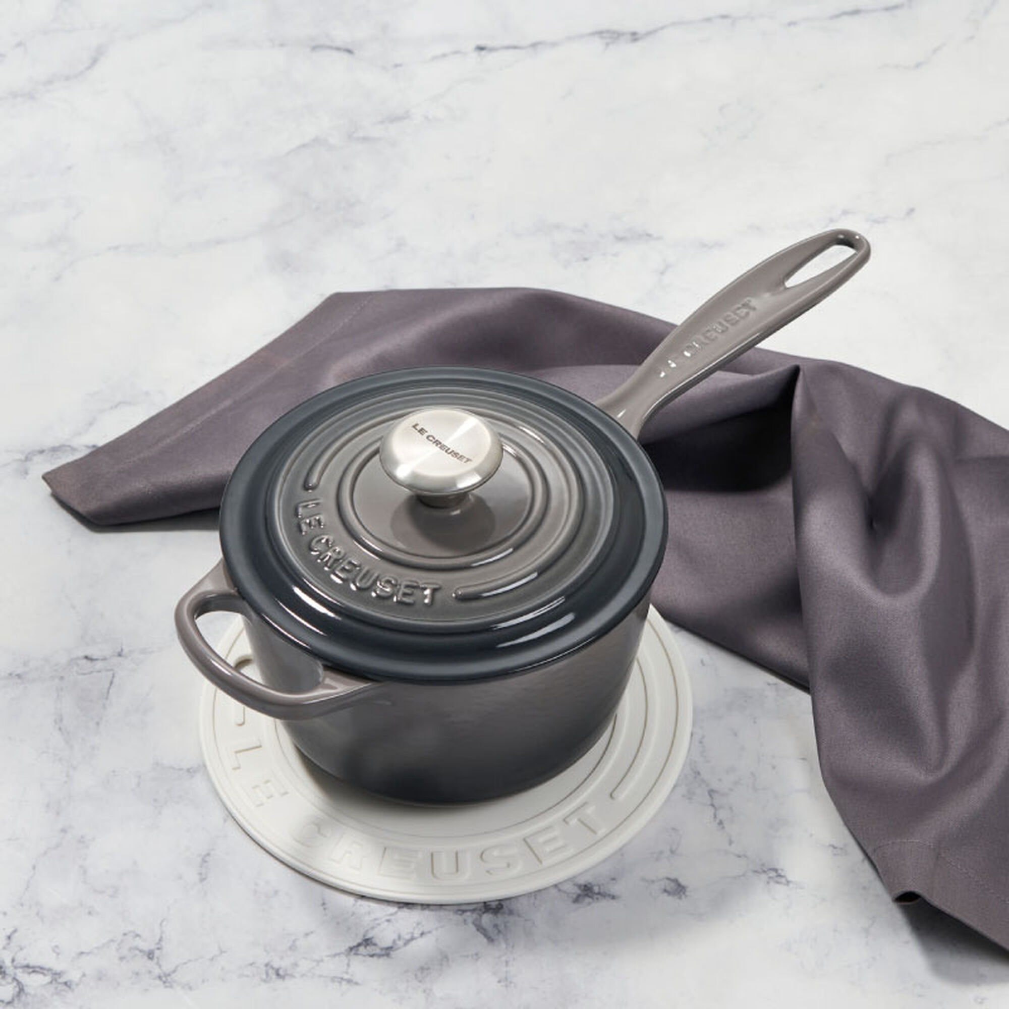Signature Saucepan - Oyster, 1 3/4 qt.