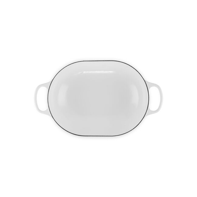 Signature Oval CasseroleWhite, view 7