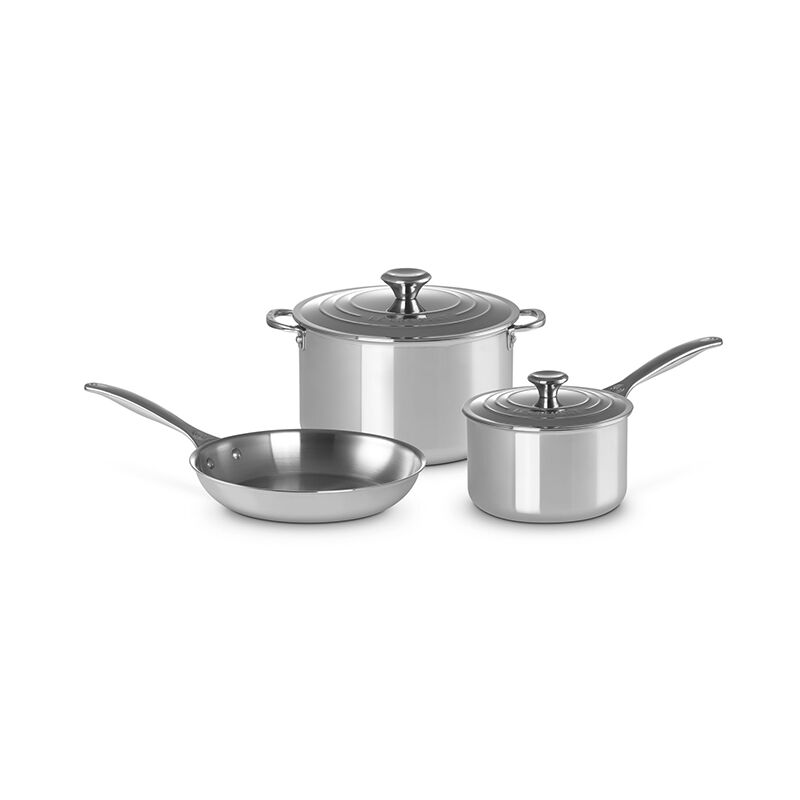 Signature Stainless Steel 5-Piece Cookware Set | Le Creuset®