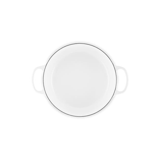 Signature Round Dutch OvenWhite, view 5