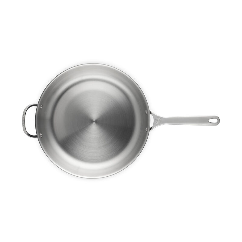 Le Creuset 12.5" Stainless Steel Deep Fry Pan - Thumbnail 2