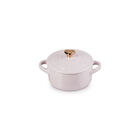 Mini Cocotte with Gold Heart Knob