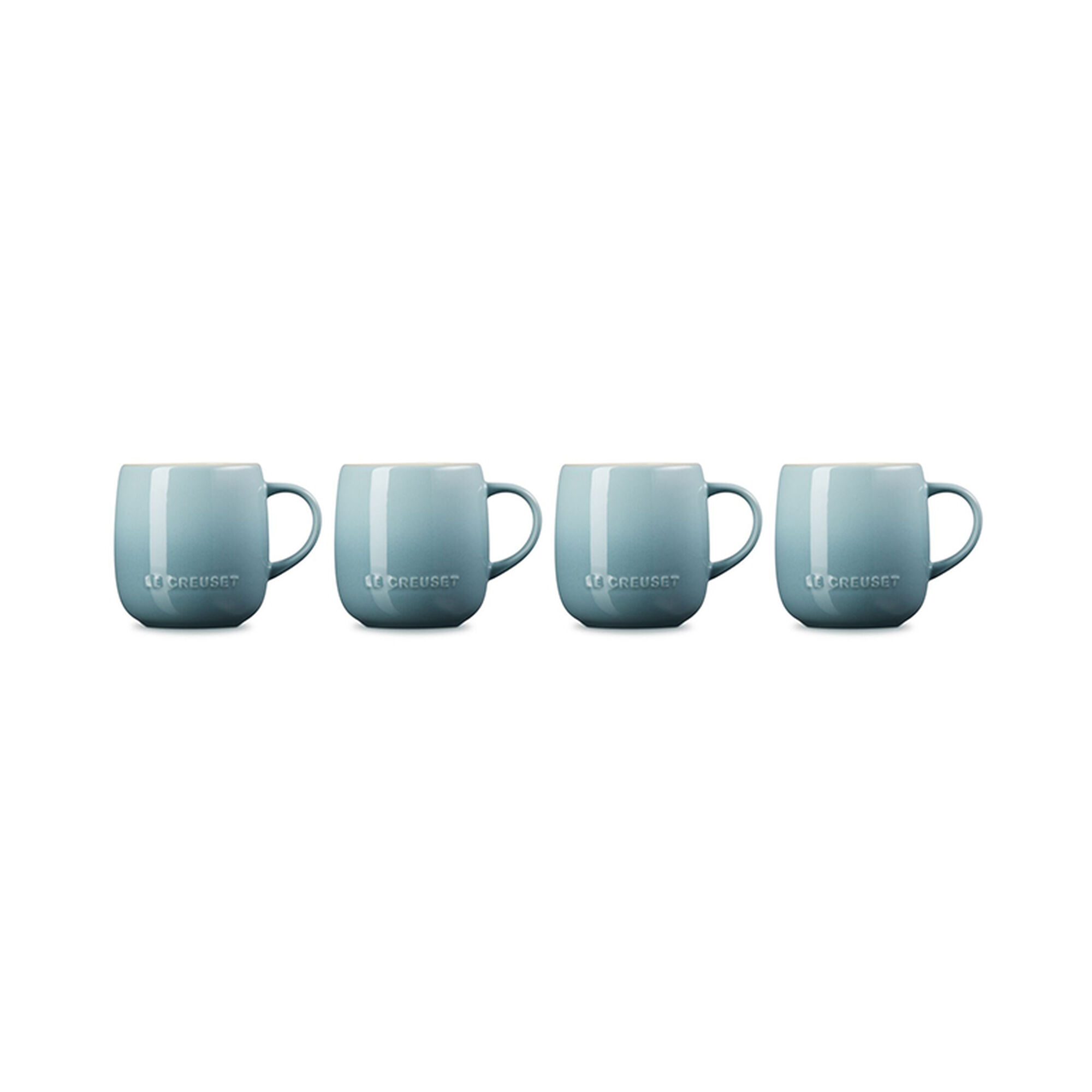 Heritage Mugs, Set of 4 - Sea Salt