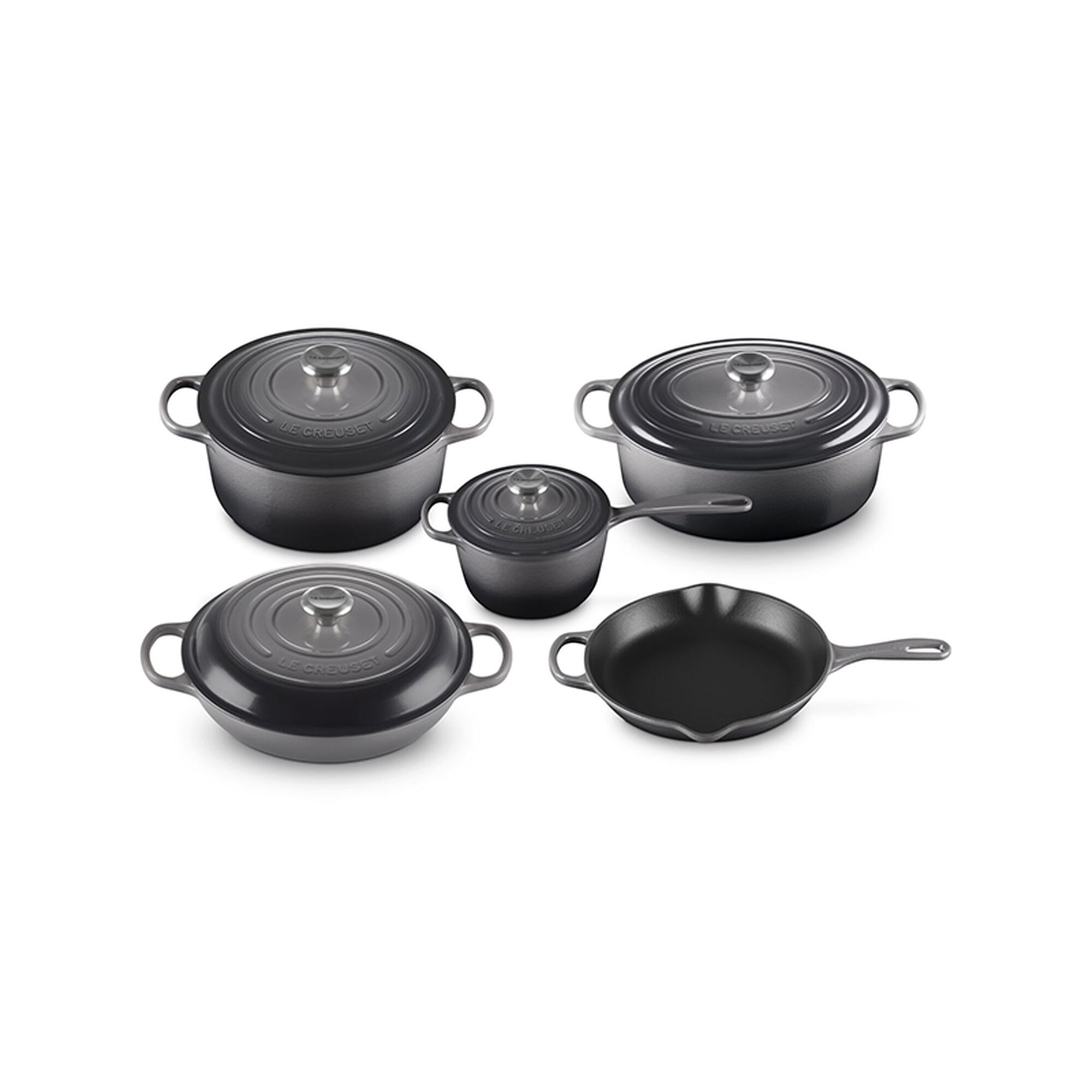 Signature 9-Piece Cookware Set - Oyster