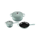 Signature Enameled Cast Iron 5-Piece Cookware Set