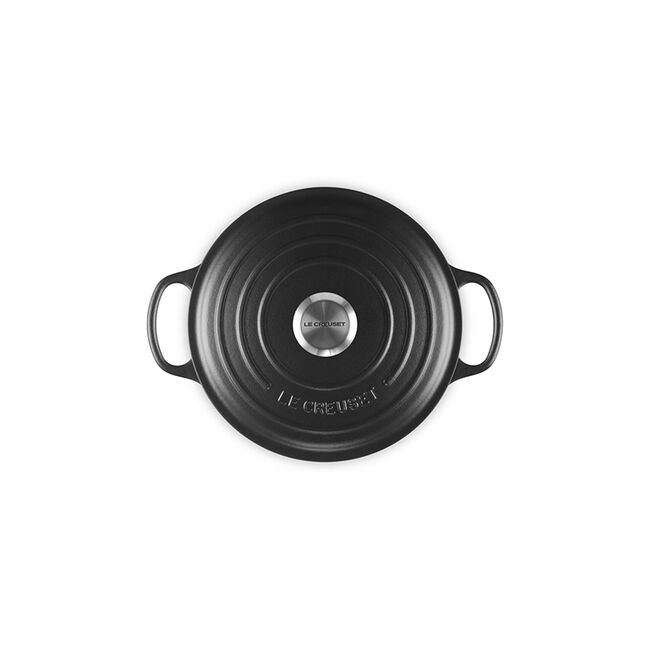 Signature Wide Round OvenLicorice, view 4