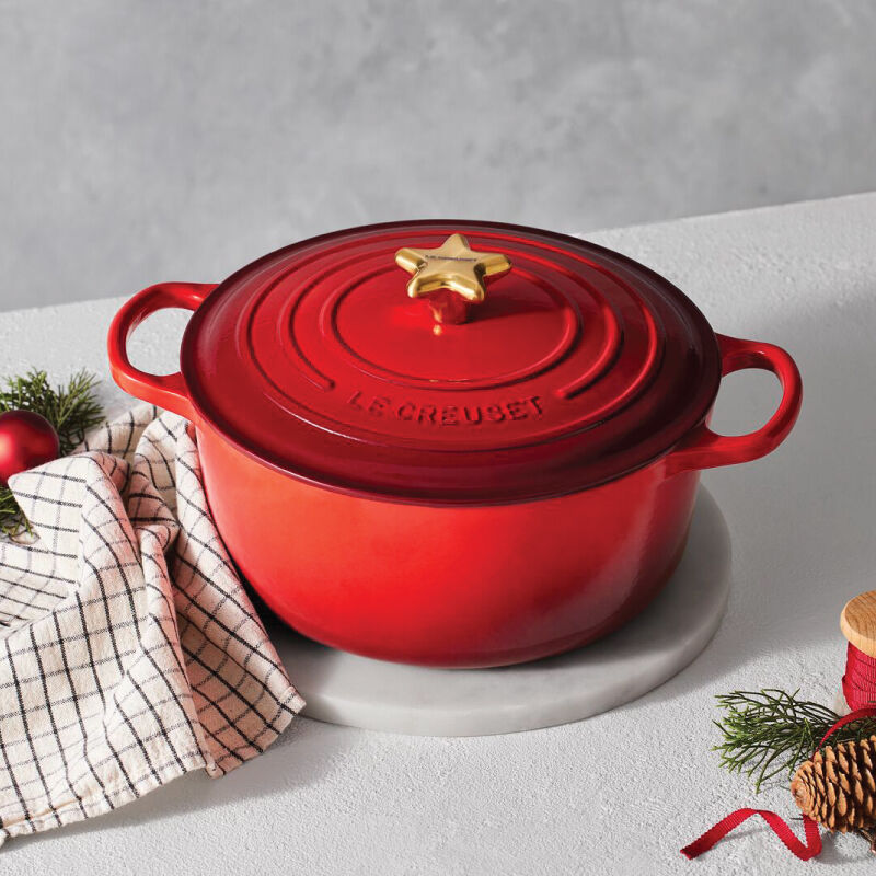 新品未開封☆ LE CREUSET ハンドルグローブ 赤 Star Knob | Le Creuset®