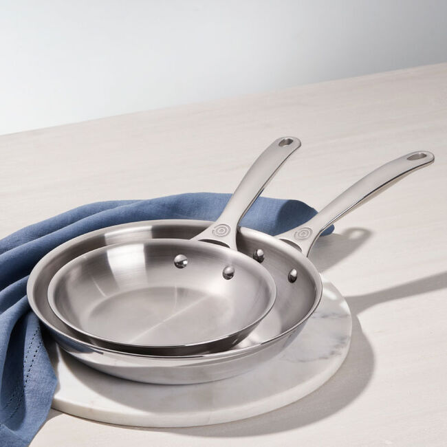 Stainless Steel Fry Pans, Set of 2 Le Creuset® Official Site