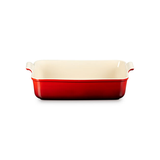 Heritage Deep Rectangular Lasagna DishCerise, view 5