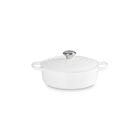 Signature Wide Round OvenWhite