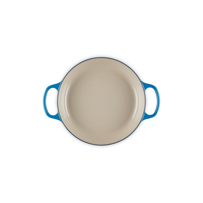 Enameled Cast Iron Signature Round Braiser with Glass LidMarseille, view 4