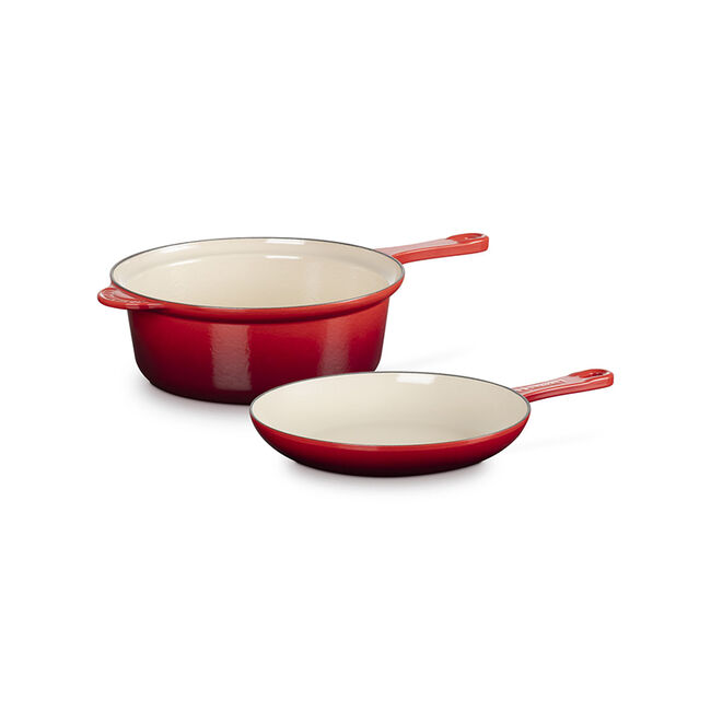 Traditional Round Multifunction PanCerise, view 3