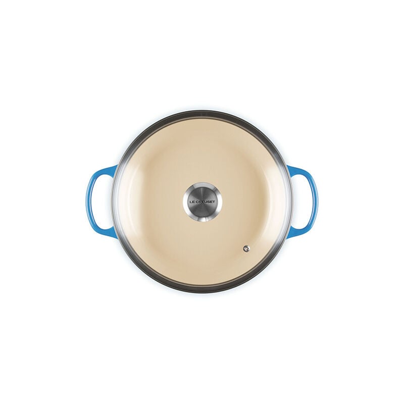 Enameled Cast Iron Signature Round Braiser with Glass Lid