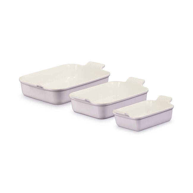 Heritage 3-Piece Rectangular Baking Dish Set, view 10