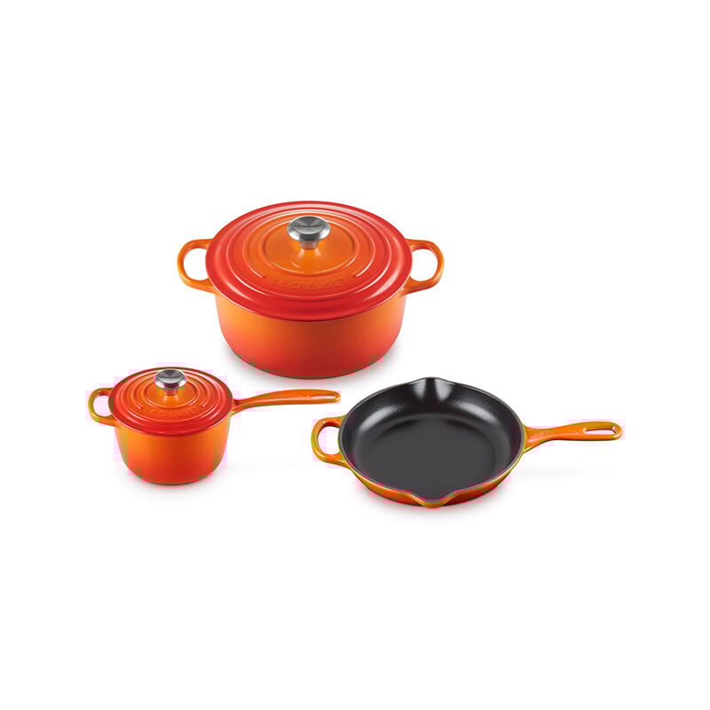 Signature Enameled Cast Iron 5-Piece Cookware Set | Le Creuset®