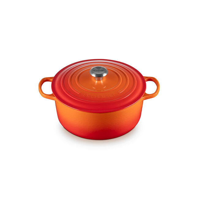 Signature Round Dutch OvenFlame, view 1