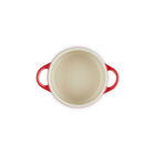 Mini Cocotte with Gold Heart KnobCerise