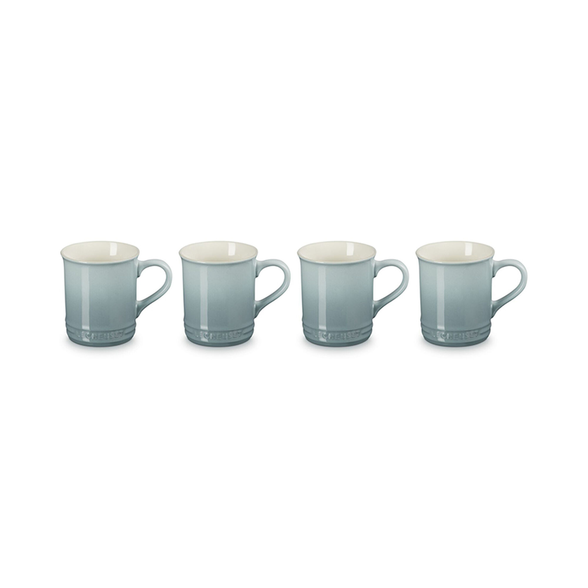 Vancouver Mugs, Set of 4 - Sea Salt