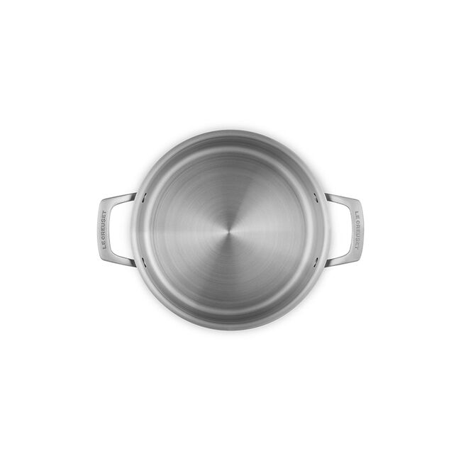 Essential Stainless Steel Deep Round Stockpot, view 6