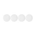 Vancouver Dinner Plates, Set of 4White