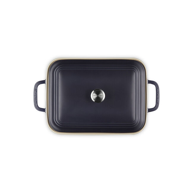 San Francisco Rectangular CasseroleMatte Navy, view 6