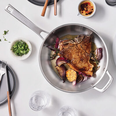 Essential Stainless Steel Frying Pan