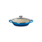 Enameled Cast Iron Signature Round Braiser with Glass LidMarseille