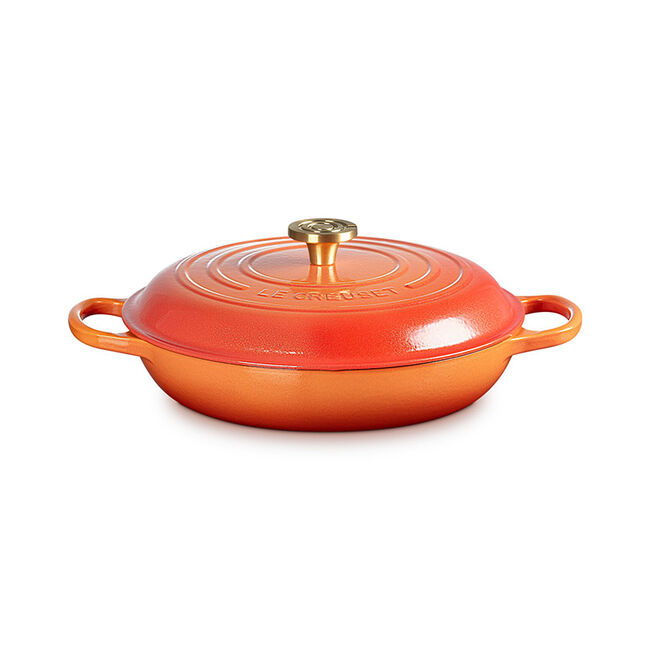 Signature Round Braiser with Crucible Knob, view 4