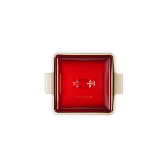 Heritage Shallow Square CasseroleCerise, view 4