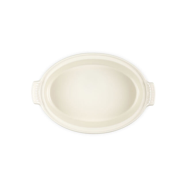 Heritage Oval CasseroleMatte White, view 5