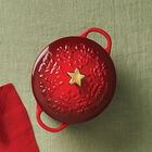 No&euml;l Collection Mini Cocotte with Gold Star Knob