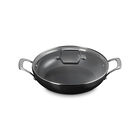 Essential Non-stick Ceramic Shallow Braiser with Glass Lid