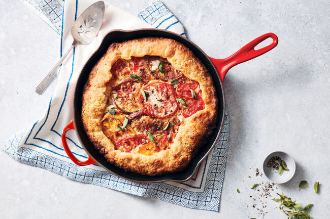 Skillet Tomato Tart