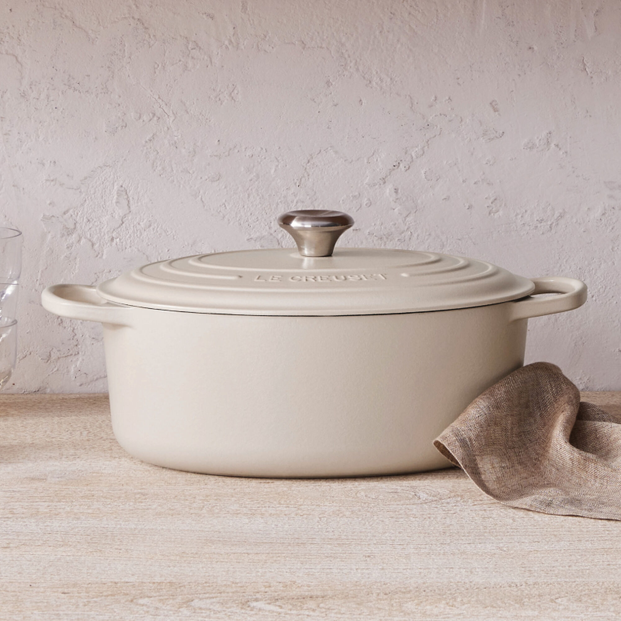 Signature Oval Dutch Oven - Brioche, 6 3/4 qt.