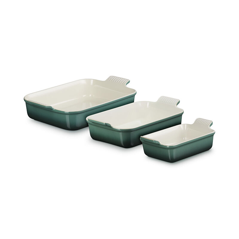 Heritage 3-Piece Rectangular Baking Dish Set | Le Creuset®