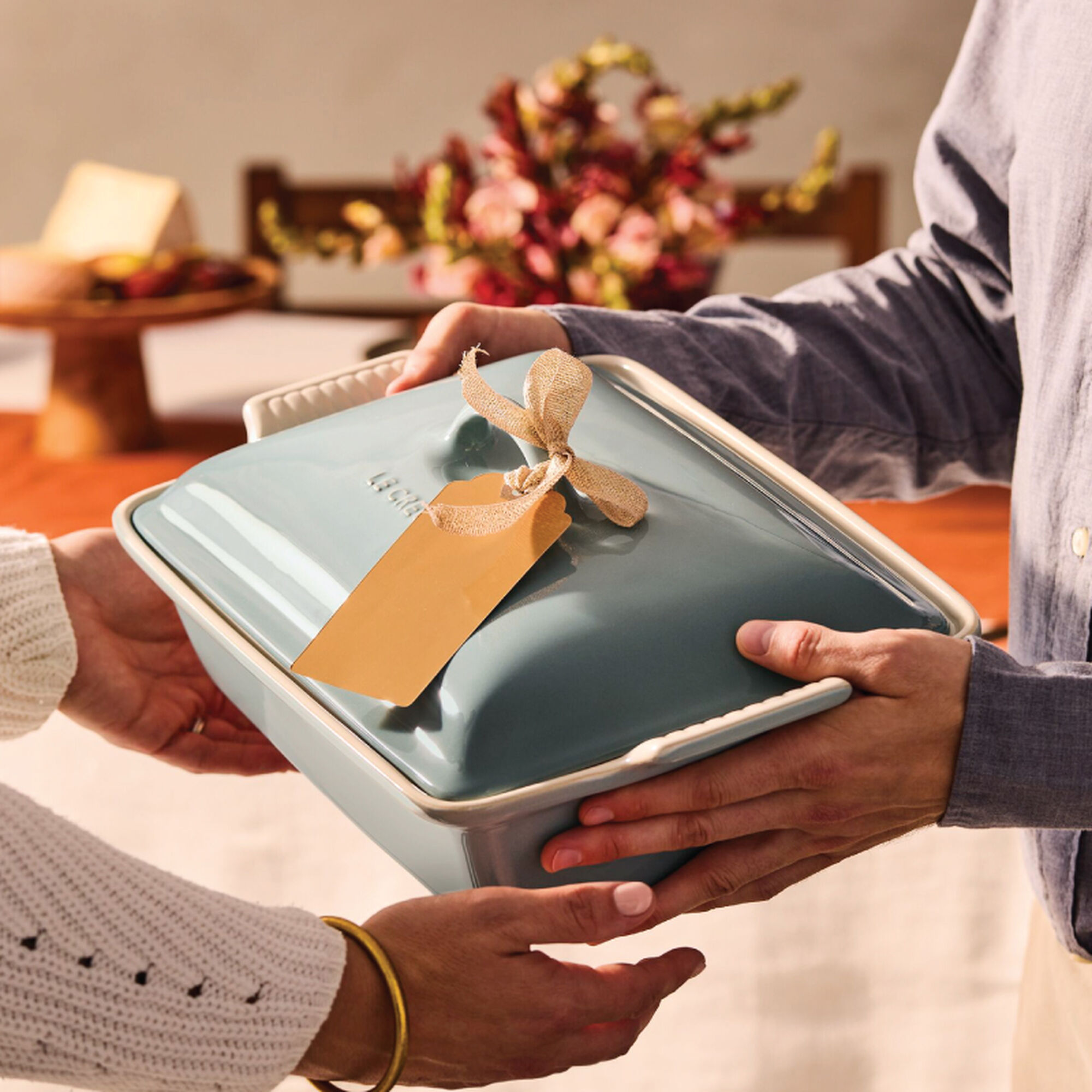 Heritage Rectangular Casserole - Sea Salt