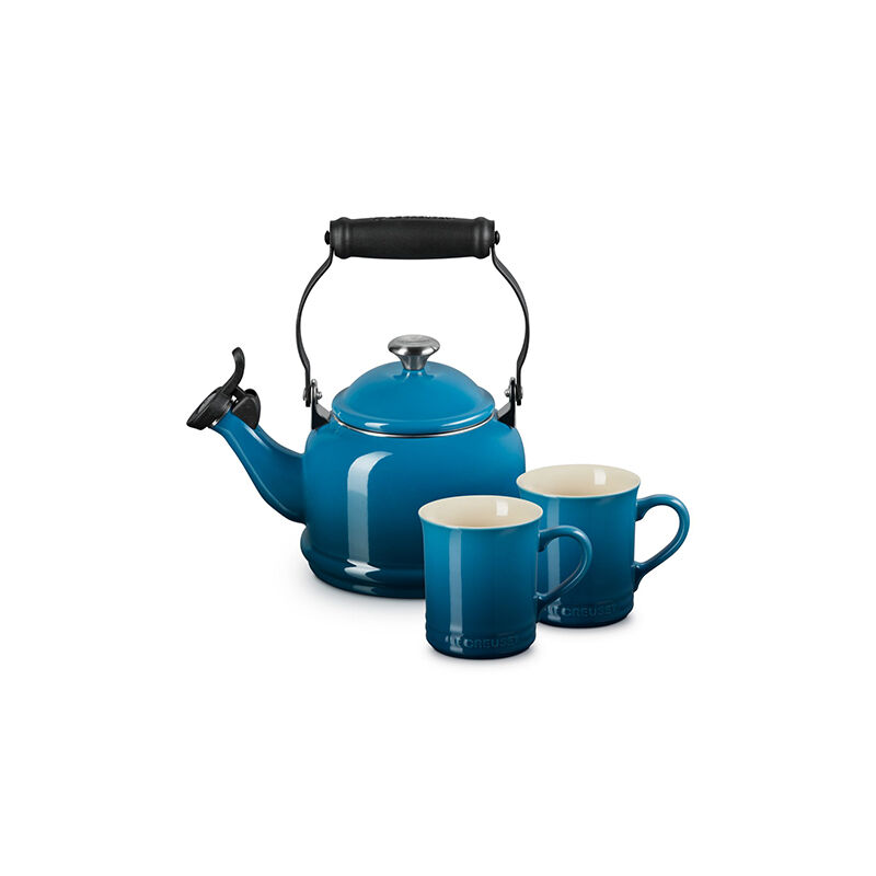 LE CREUSET 24cm ホーロー鍋 ディープティール Demi Kettle and Mugs Set | Le Creuset®