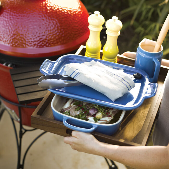 Rectangular Dish with Platter Lid, view 17