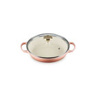 Enameled Cast Iron Signature Round Braiser with Glass LidPeche