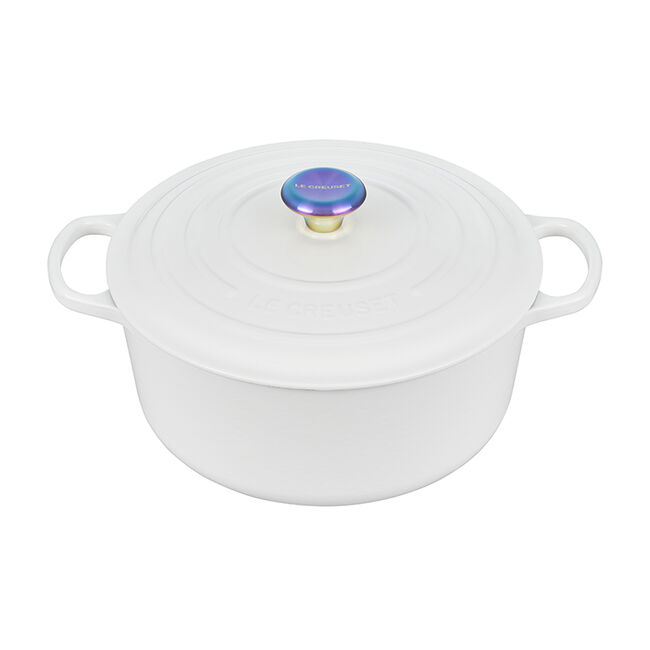Signature Round Dutch Oven with Iridescent Knob Le Creuset®