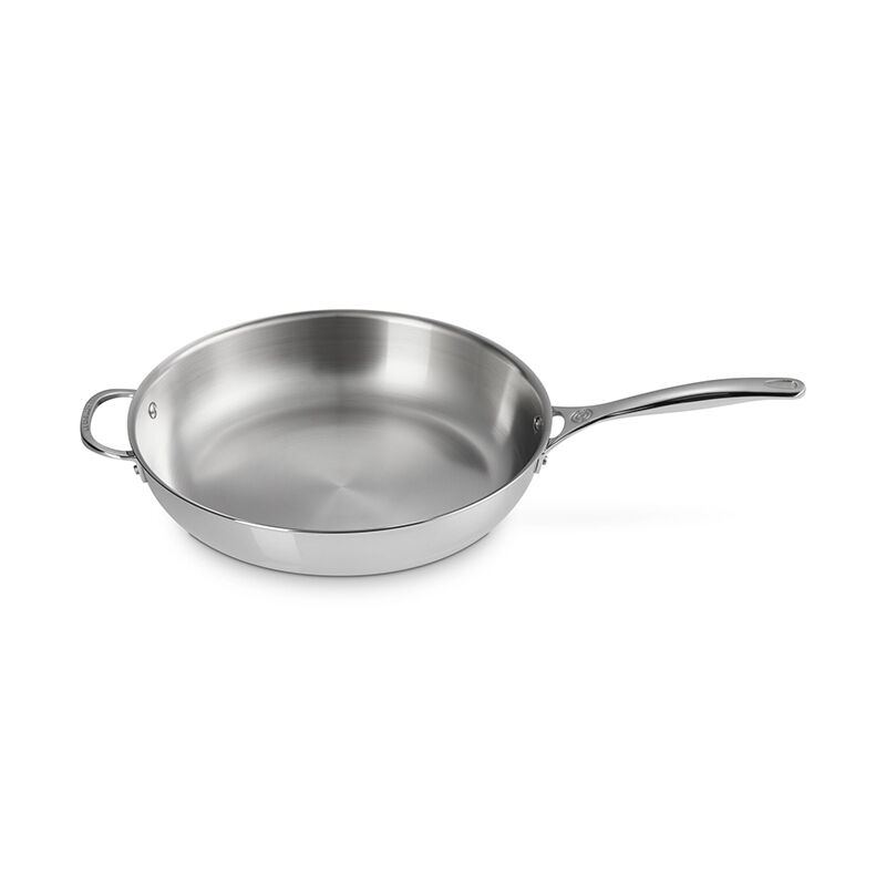 Le Creuset 12.5" Stainless Steel Deep Fry Pan - Thumbnail 5