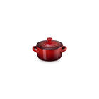 Holly Collection Gold Applique Mini Round CocotteCerise