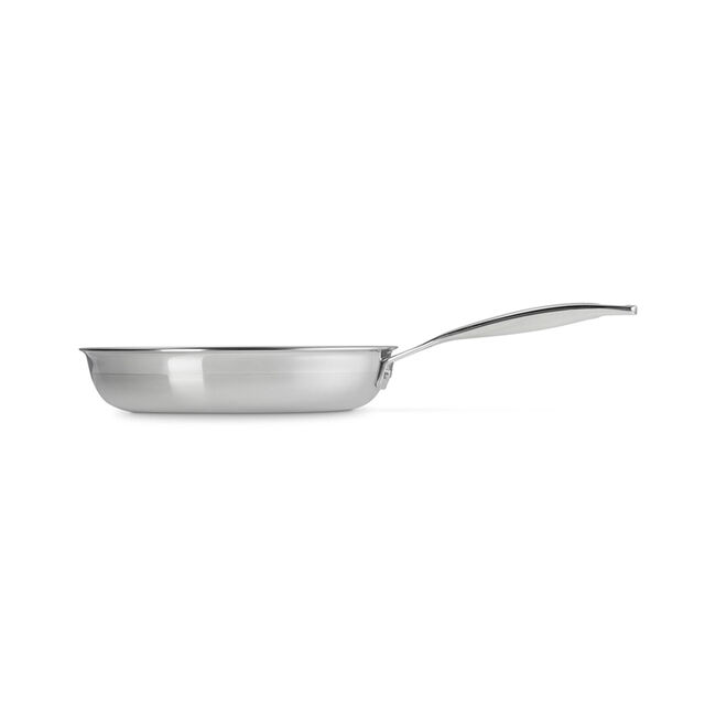 Classic Stainless Steel Round Frying Pan, view 7