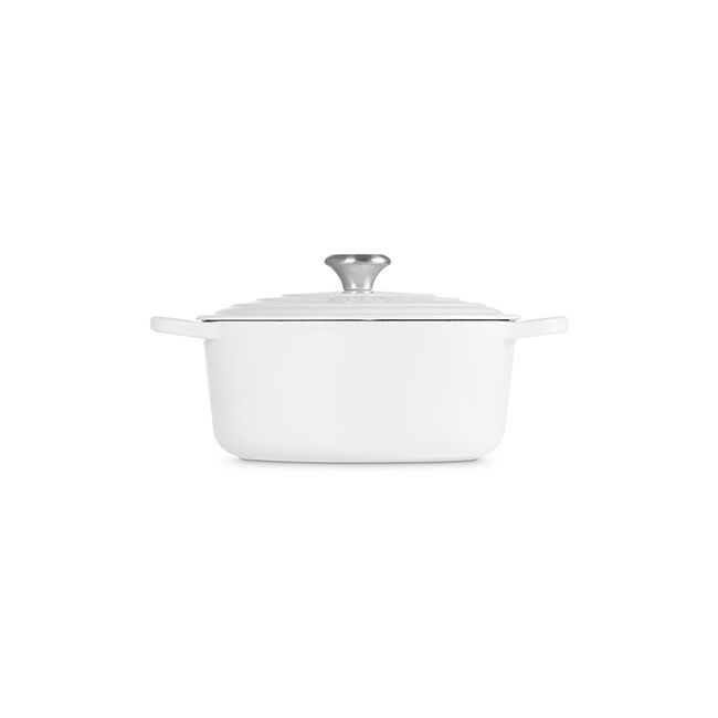 Signature Round Dutch OvenWhite, view 4