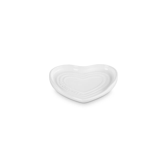 Heart Spoon RestWhite, view 1