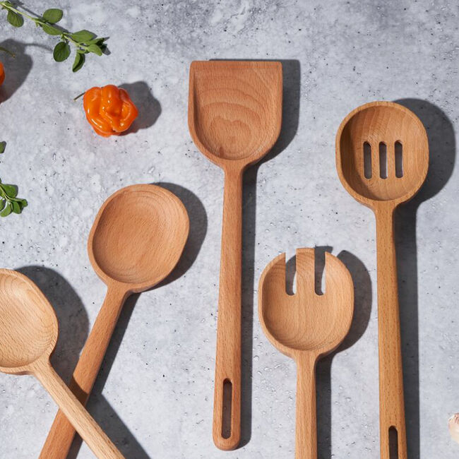 Signature Wood Scraper Spoon, view 2