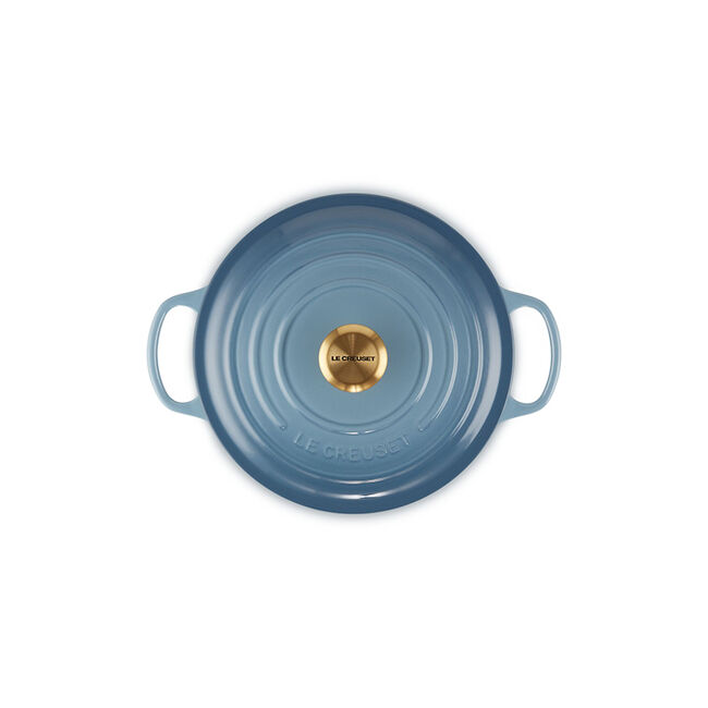 Signature Round Dutch OvenChambray, view 6