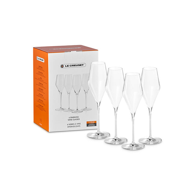 Champagne Flutes, Set of 4, view 2